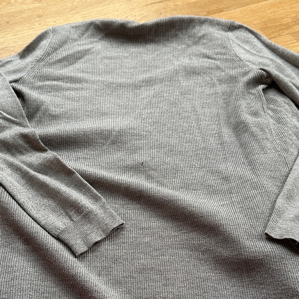 Theory 100% Merino Wool Open Cardigan Sweater Size P - Picture 5 of 5